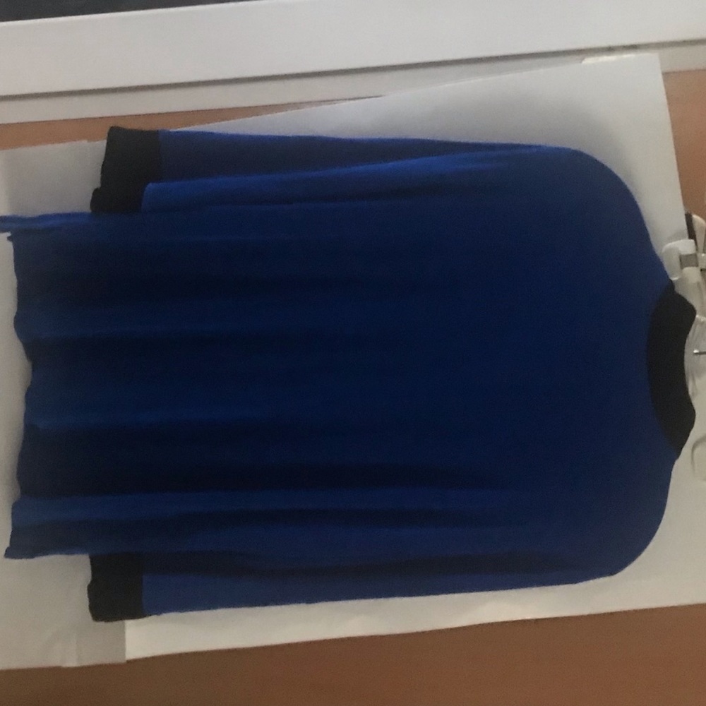 New Sapphire with Black Trim Softwear by Mark Singer Jacket Button Down - Picture 12 of 16